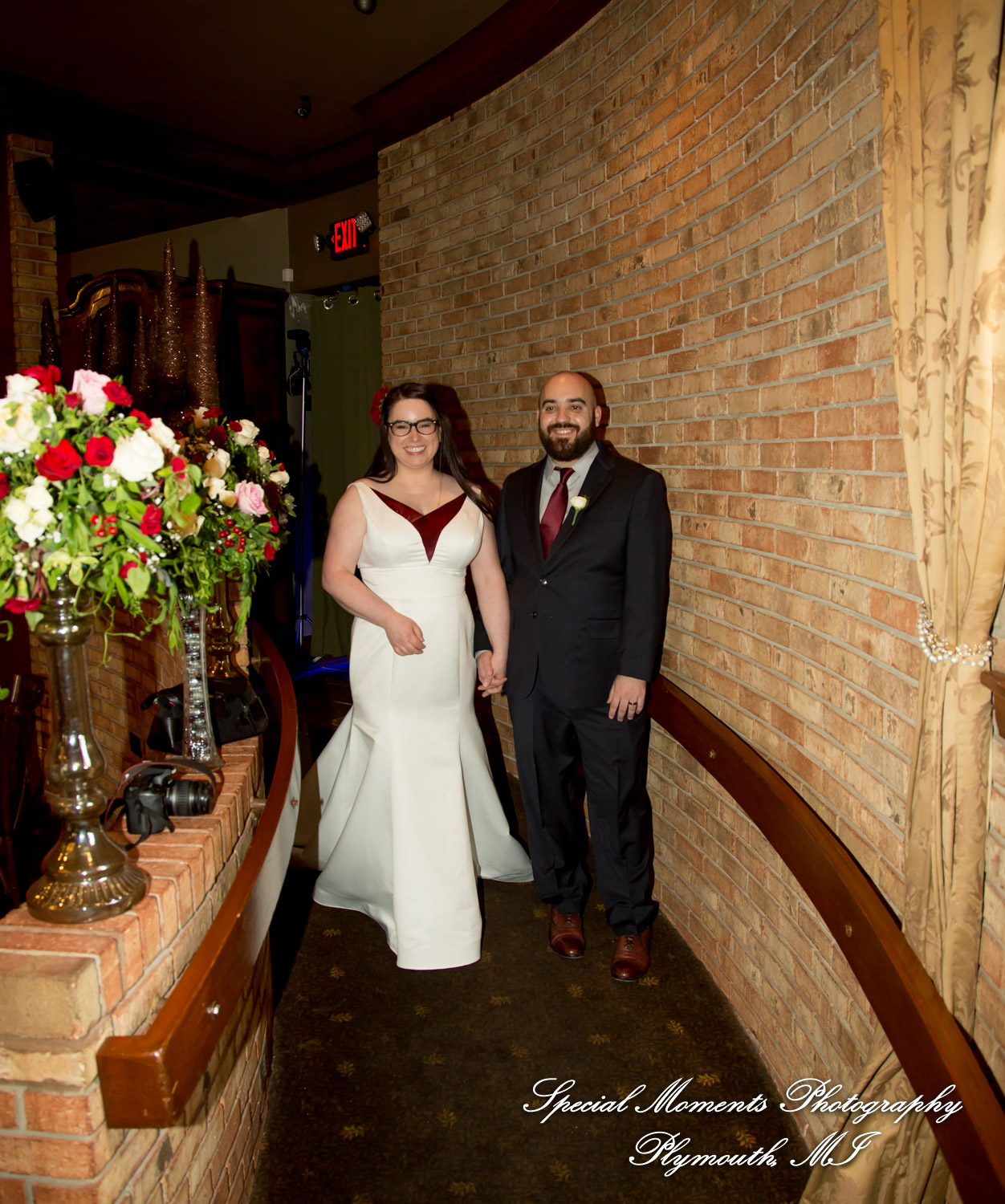 Hillary & Alexander at Cafe Cortina Farmington Hills MI wedding photography