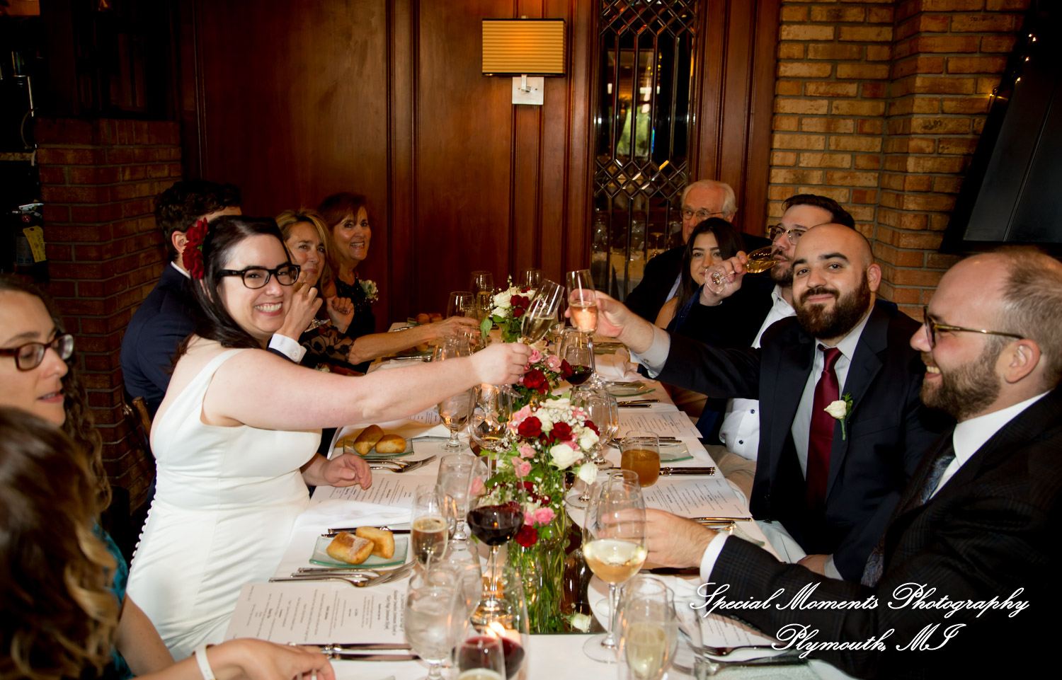 Hillary & Alexander at Cafe Cortina Farmington Hills MI wedding photography