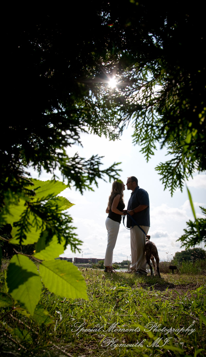 Lisa & Michael at Robert Long Park Commerce MI wedding photography
