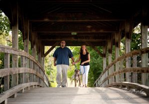 Lisa & Michael at Robert Long Park Commerce MI wedding photography