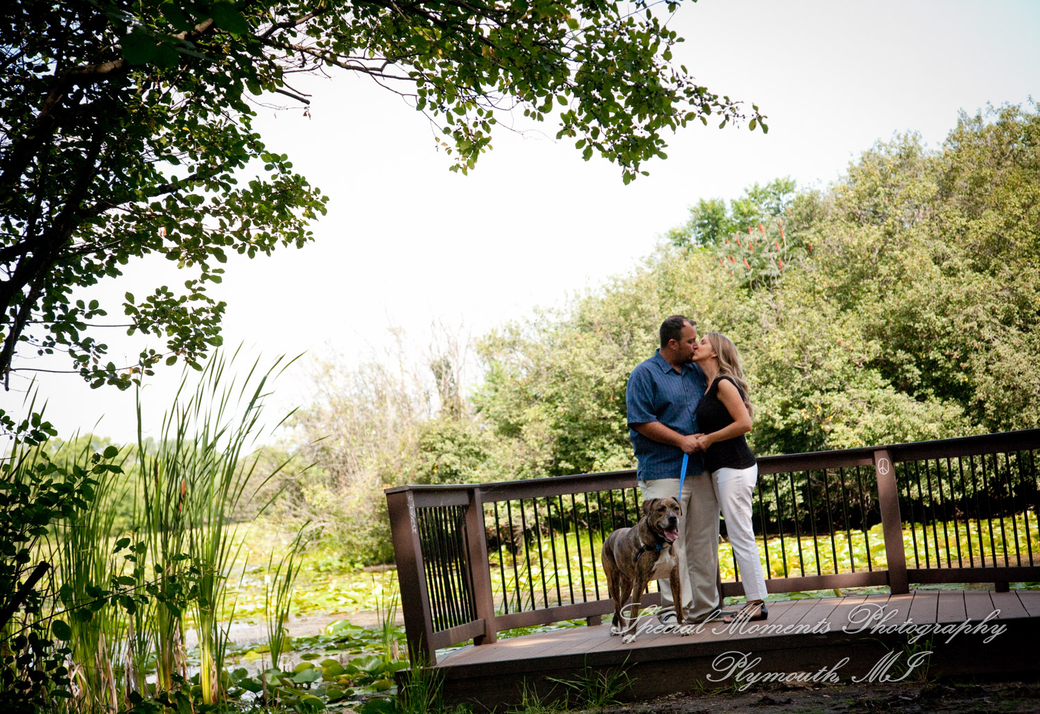 Lisa & Michael at Robert Long Park Commerce MI wedding photography