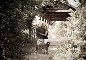 Lisa & Michael at Robert Long Park Commerce MI wedding photography