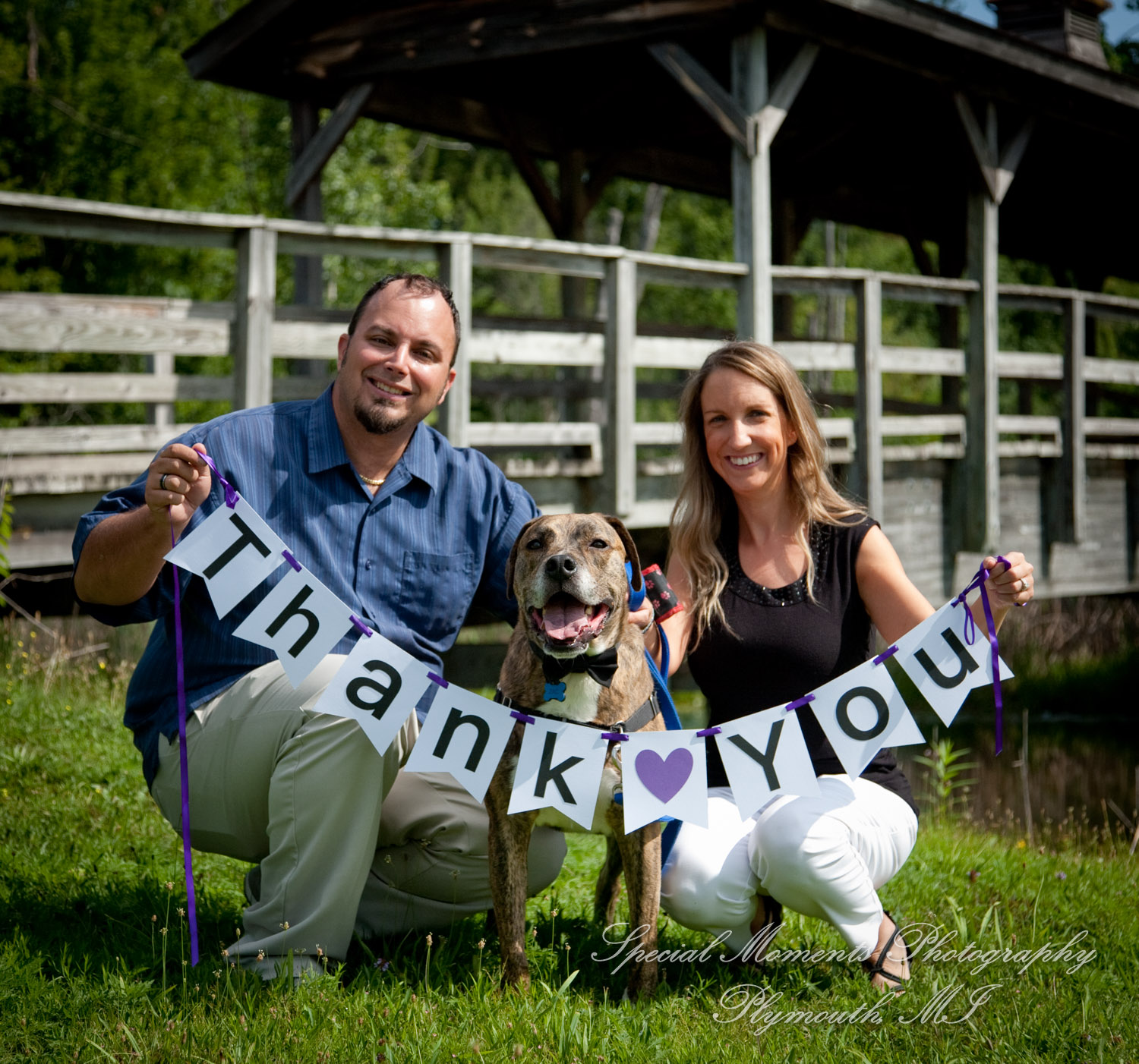 Lisa & Michael at Robert Long Park Commerce MI wedding photography