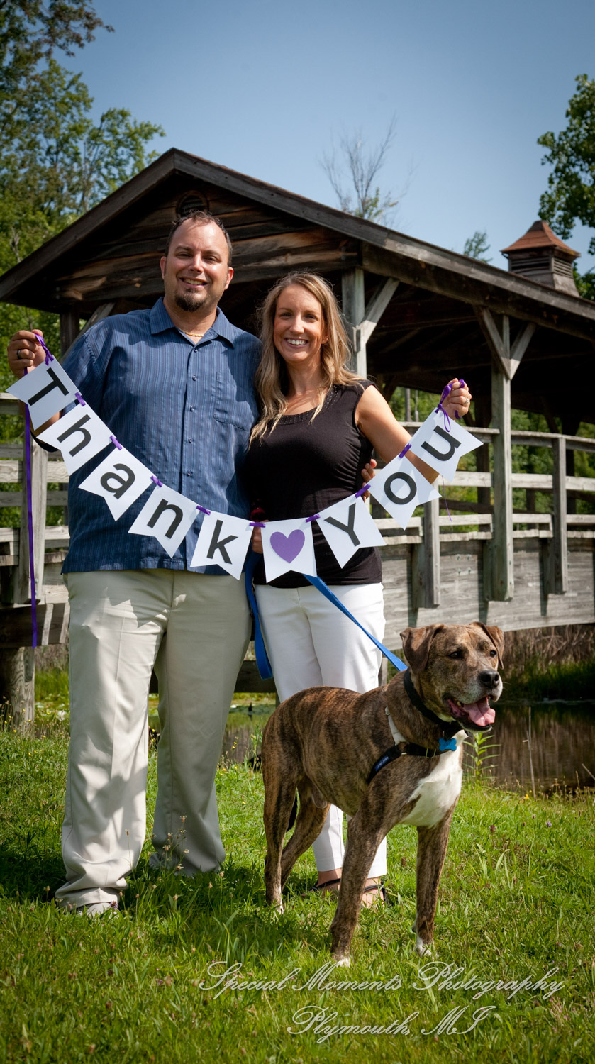 Lisa & Michael at Robert Long Park Commerce MI wedding photography