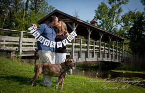 Lisa & Michael at Robert Long Park Commerce MI wedding photography
