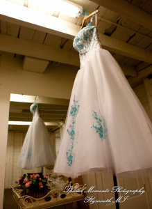 Erynn & Brian at Canterbury Castle Lake Orion MI wedding photograph