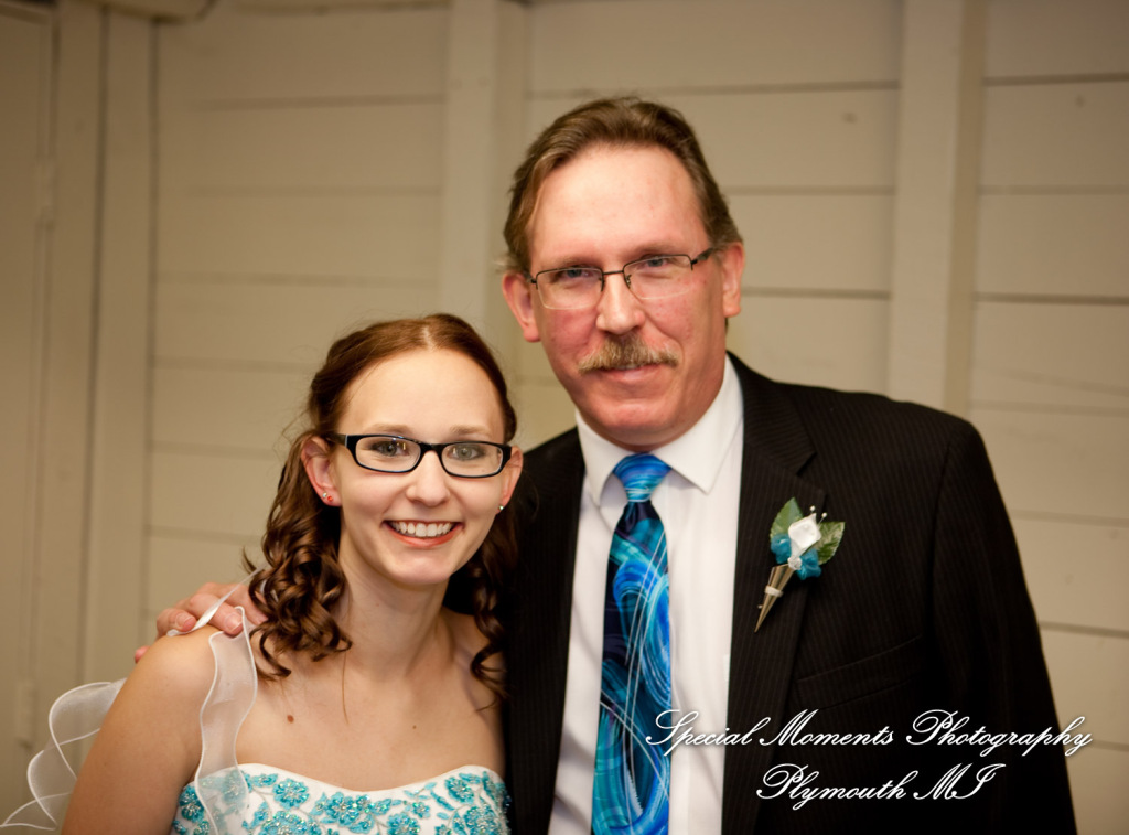 Erynn & Brian at Canterbury Castle Lake Orion MI wedding photograph