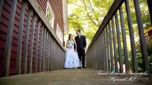 Erynn & Brian at Canterbury Castle Lake Orion MI wedding photograph