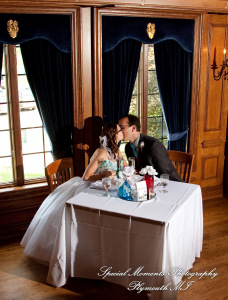 Erynn & Brian at Canterbury Castle Lake Orion MI wedding photograph