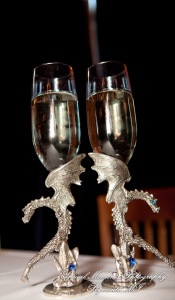 Erynn & Brian at Canterbury Castle Lake Orion MI wedding photograph