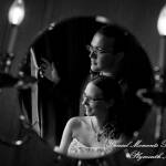 Erynn & Brian at Canterbury Castle Lake Orion MI wedding photograph
