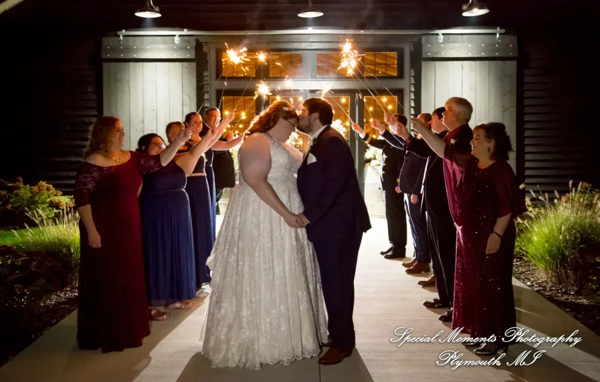 Black Barn Vineyard & Winery Rives Junction MI wedding photograph