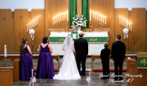 Mary Ann & Kevin at Emmanuel Lutheran Dearborn MI wedding photograph