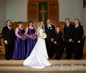 Mary Ann & Kevin at Emmanuel Lutheran Dearborn MI wedding photograph