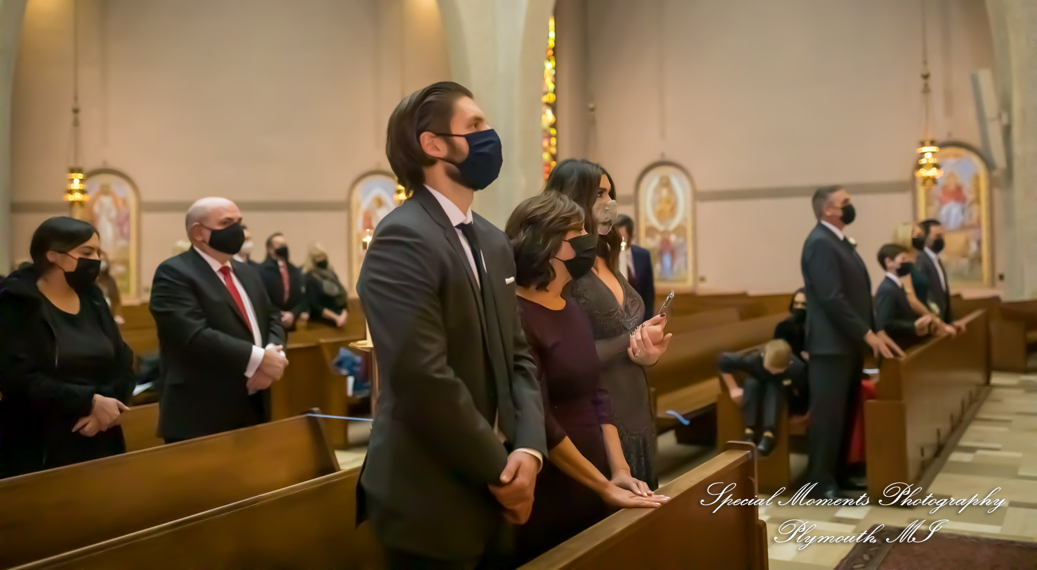 Tahlene & Andrew at St. John Armenian Church Southfield MI wedding photography