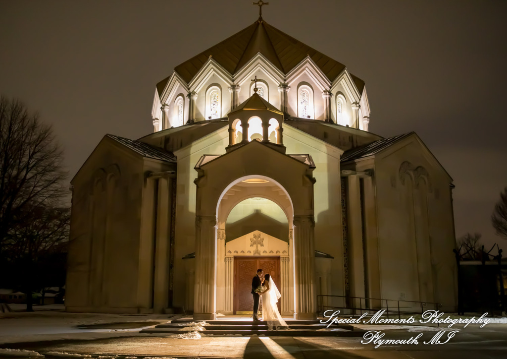Tahlene & Andrew at St. John Armenian Church Southfield MI wedding photography