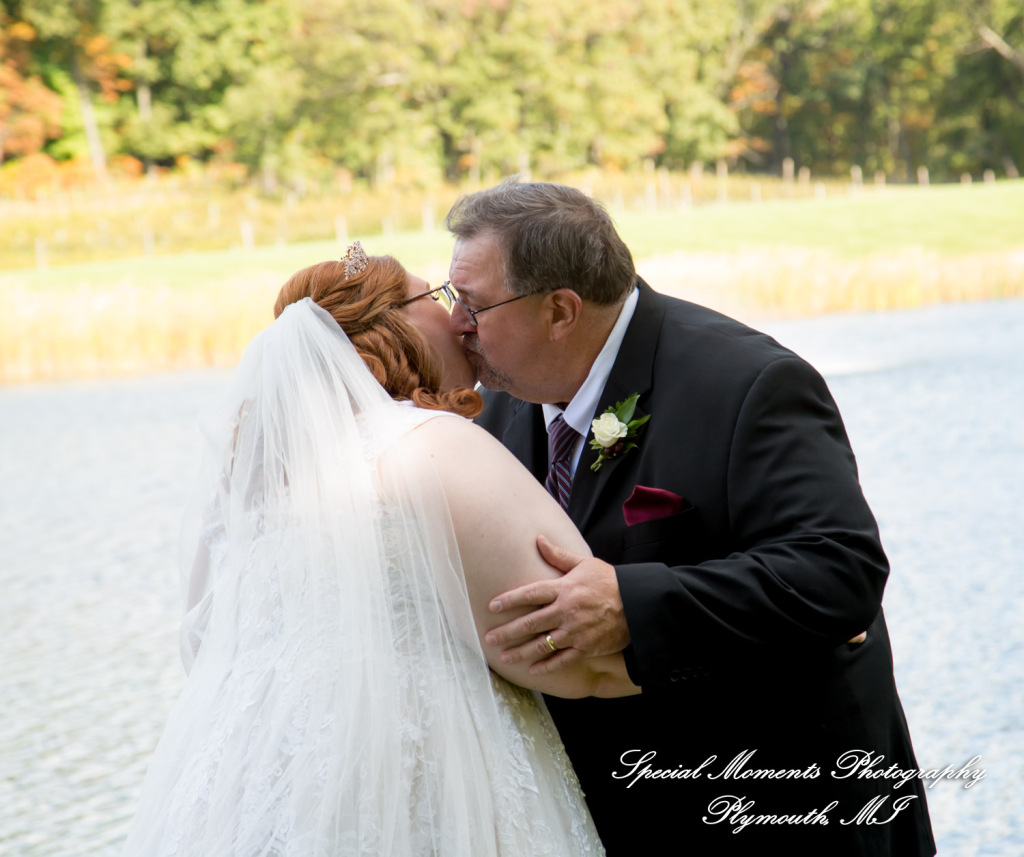 Mike & Jess at Westers Family Vineyard & Winery Rives Junction MI wedding photograph