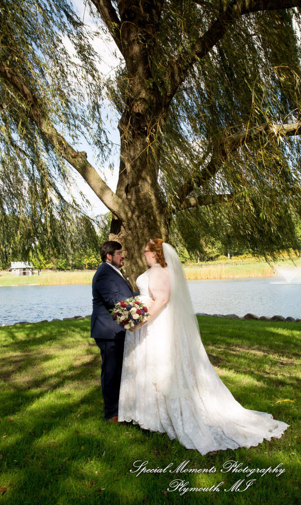 Mike & Jess at Westers Family Vineyard & Winery Rives Junction MI wedding photograph