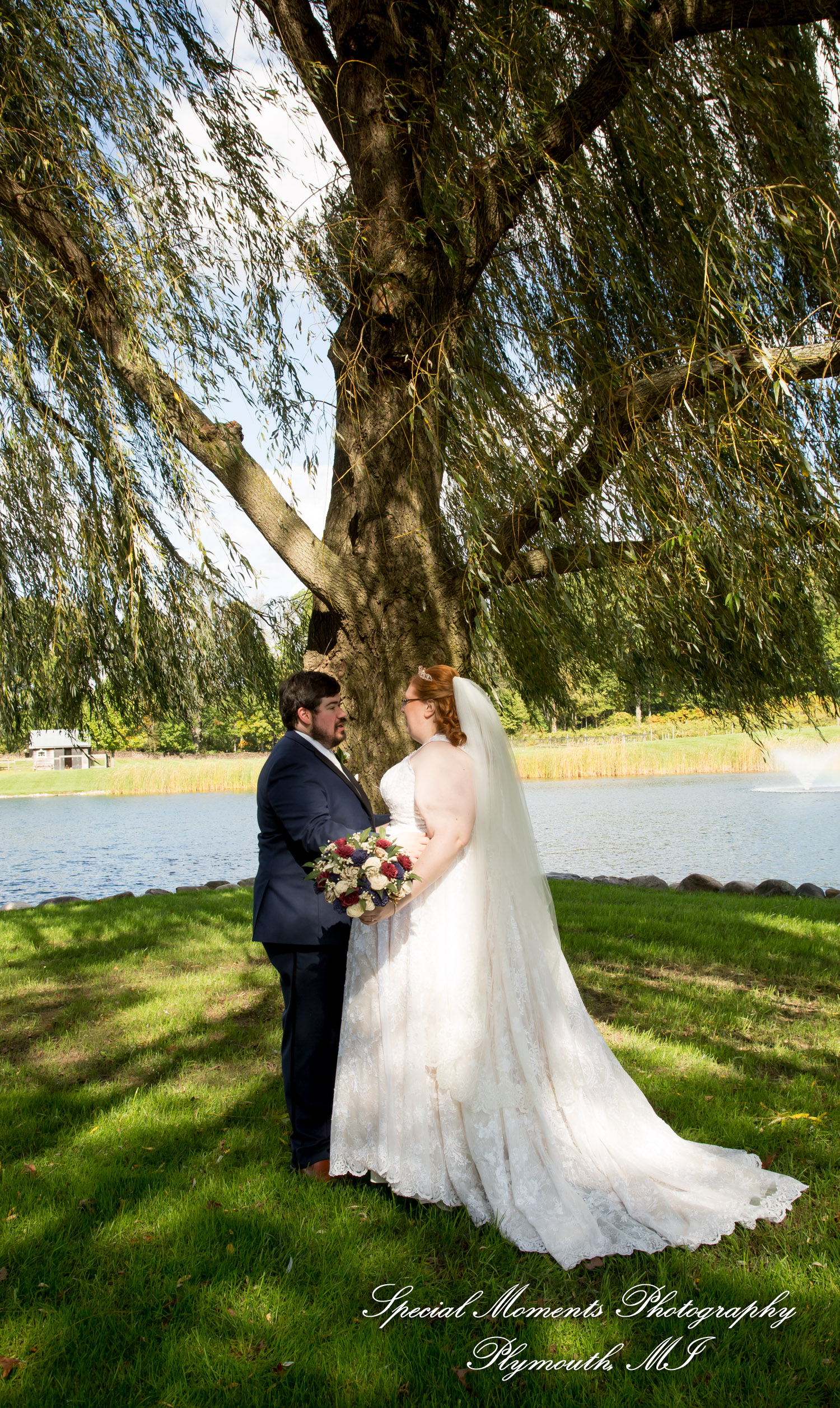 Mike & Jess at Westers Family Vineyard & Winery Rives Junction MI wedding photograph