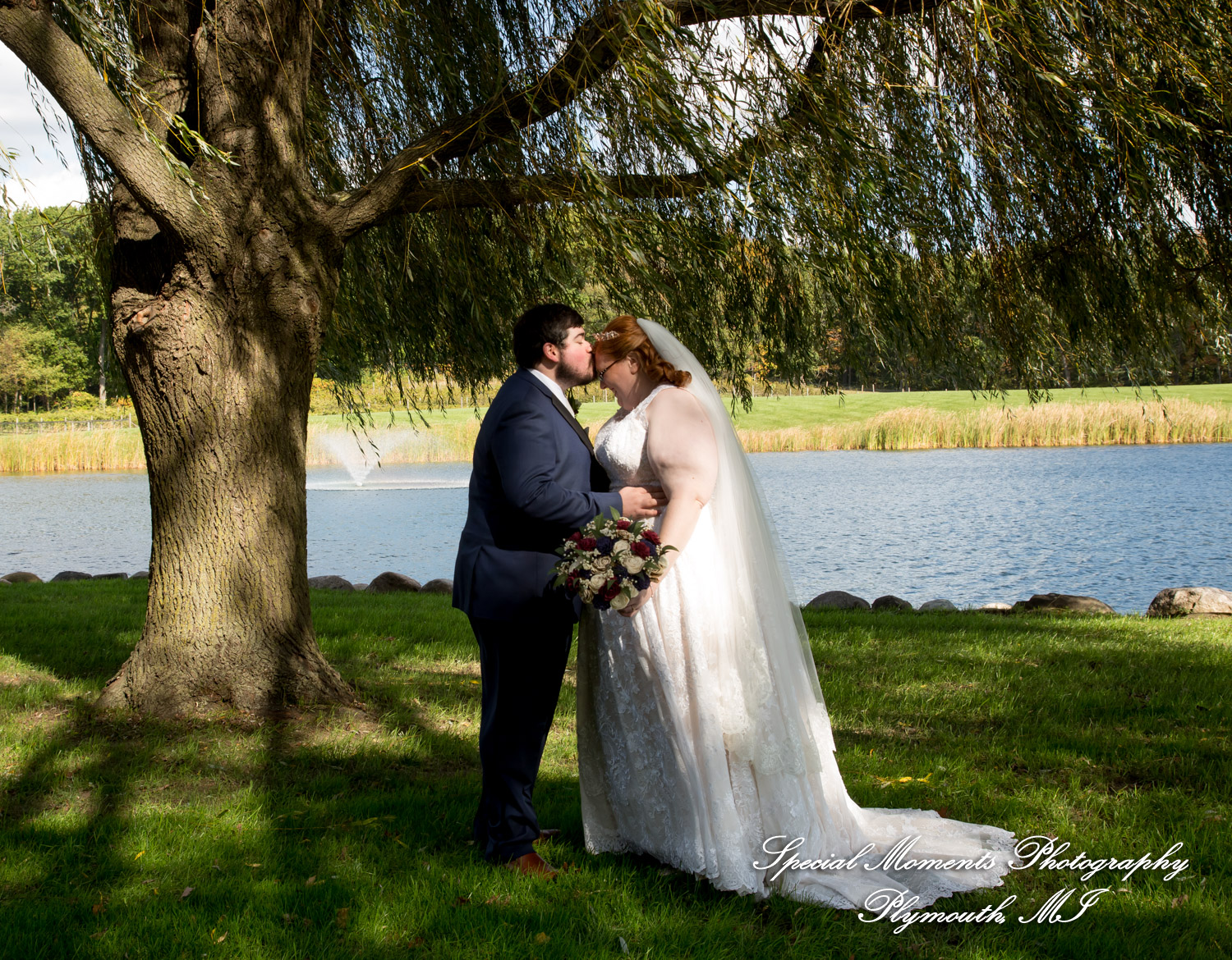 Mike & Jess at Westers Family Vineyard & Winery Rives Junction MI wedding photograph