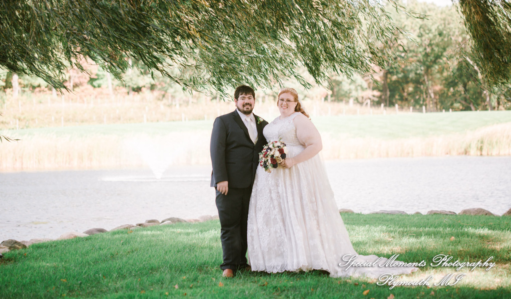 Mike & Jess at Westers Family Vineyard & Winery Rives Junction MI wedding photograph