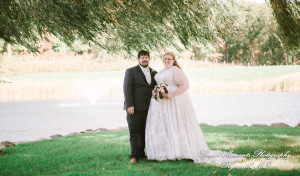 Mike & Jess at Westers Family Vineyard & Winery Rives Junction MI wedding photograph