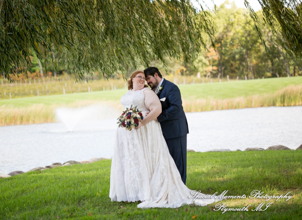 Mike & Jess at Westers Family Vineyard & Winery Rives Junction MI wedding photograph