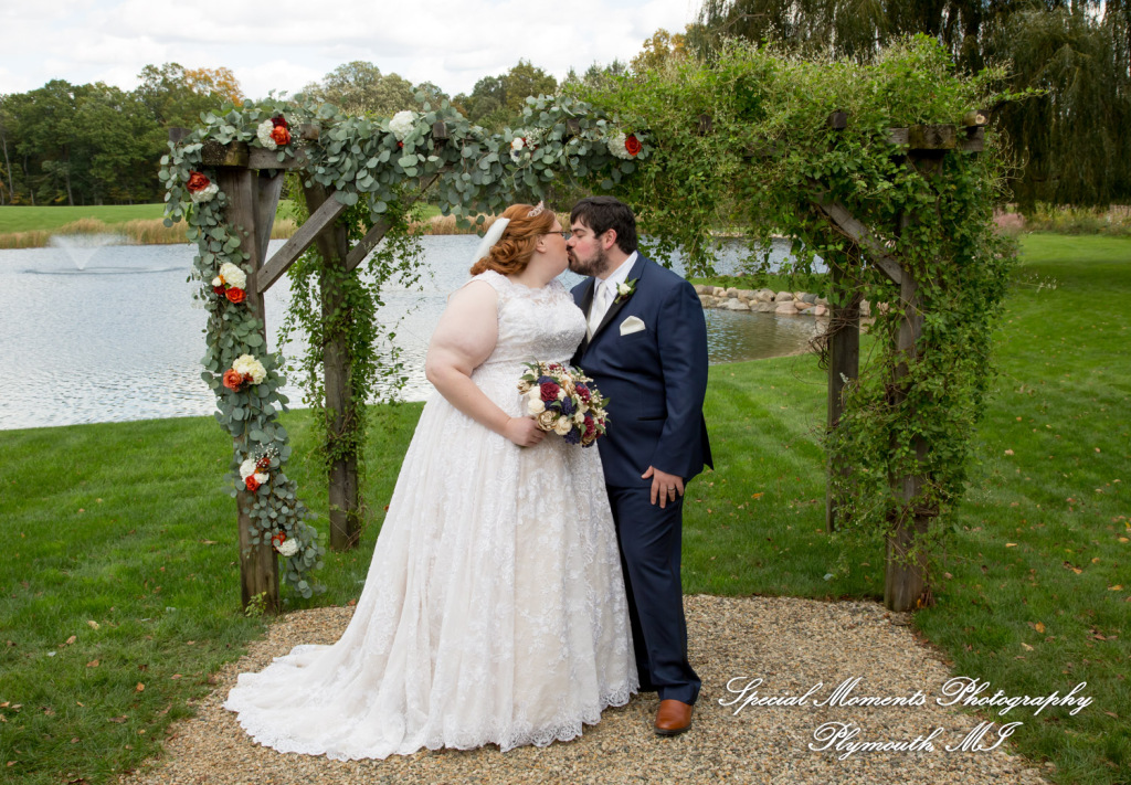 Mike & Jess at Westers Family Vineyard & Winery Rives Junction MI wedding photograph