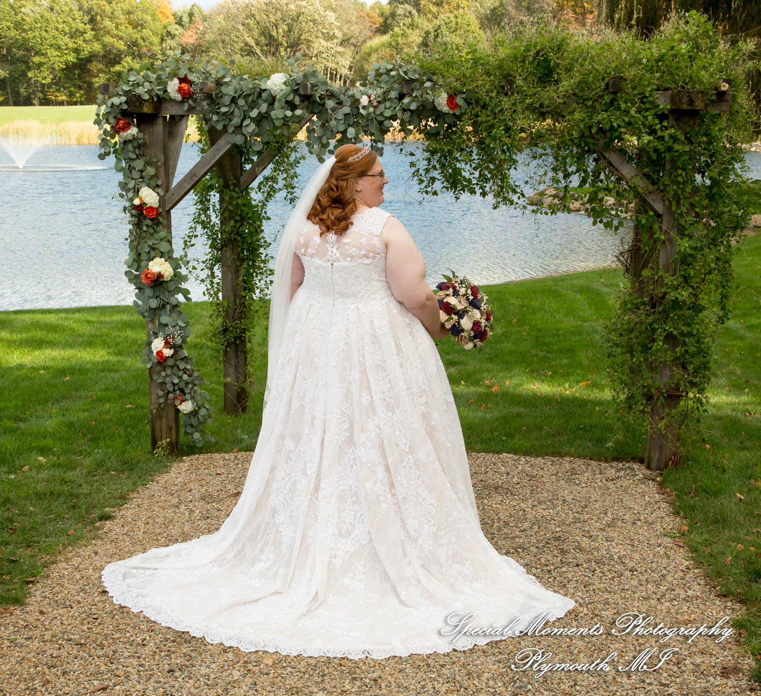 Mike & Jess at Westers Family Vineyard & Winery Rives Junction MI wedding photograph