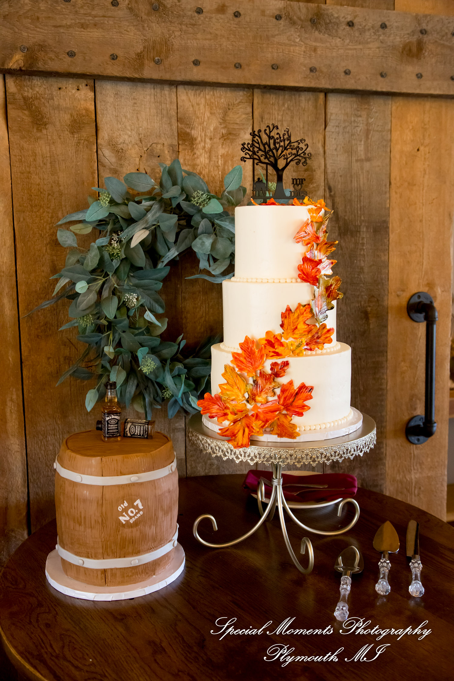 Mike & Jess at Westers Family Vineyard & Winery Rives Junction MI wedding photograph