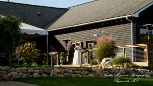 Mike & Jess at Westers Family Vineyard & Winery Rives Junction MI wedding photograph