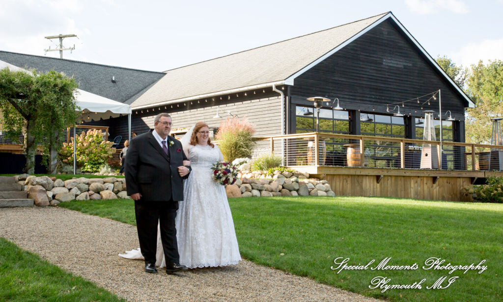 Mike & Jess at Westers Family Vineyard & Winery Rives Junction MI wedding photograph