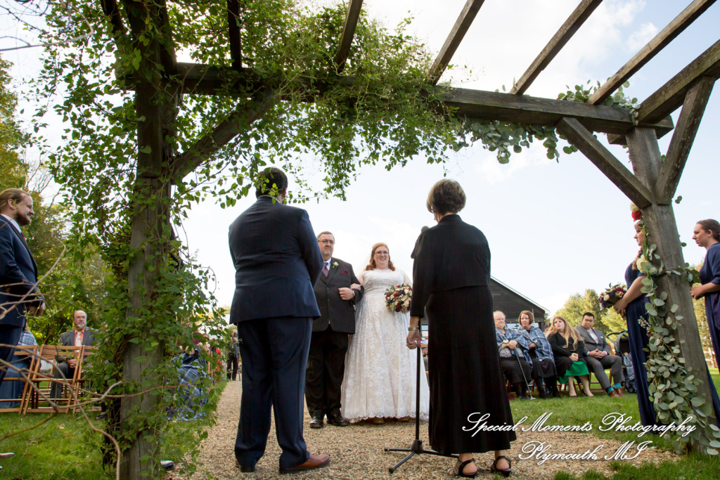 Mike & Jess at Westers Family Vineyard & Winery Rives Junction MI wedding photograph