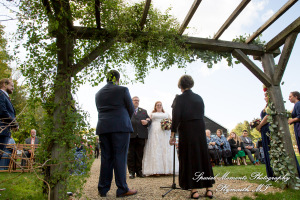Mike & Jess at Westers Family Vineyard & Winery Rives Junction MI wedding photograph