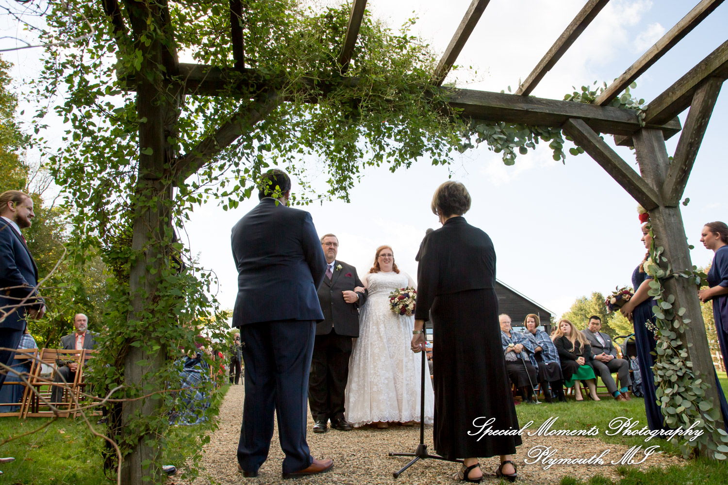 Mike & Jess at Westers Family Vineyard & Winery Rives Junction MI wedding photograph