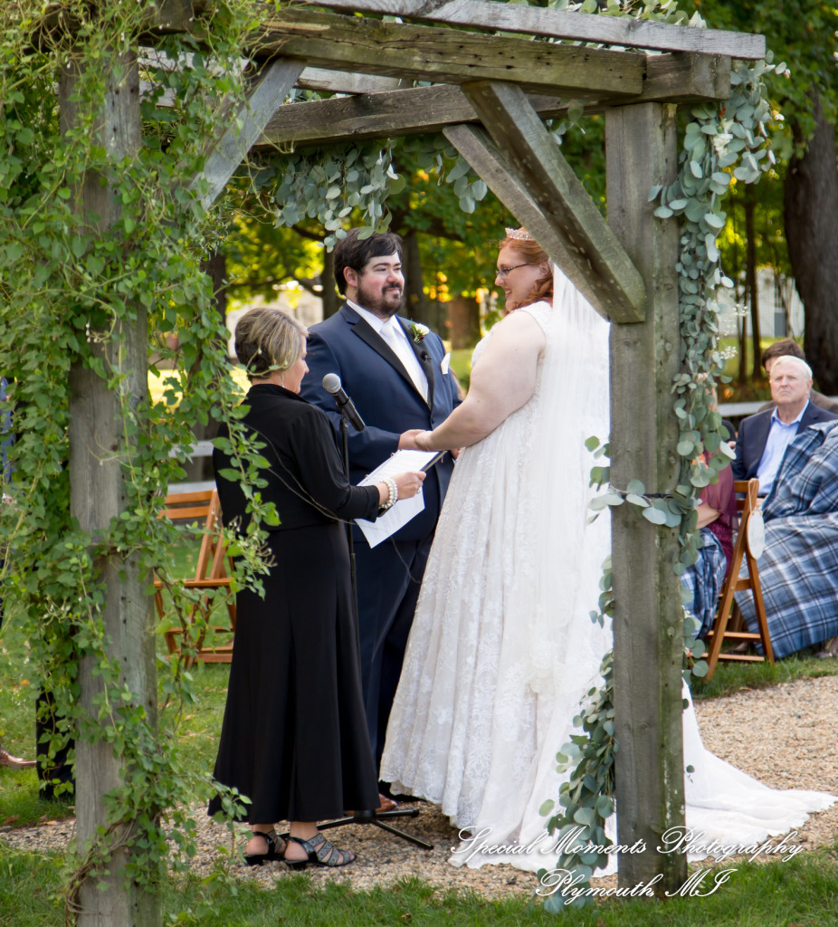 Mike & Jess at Westers Family Vineyard & Winery Rives Junction MI wedding photograph