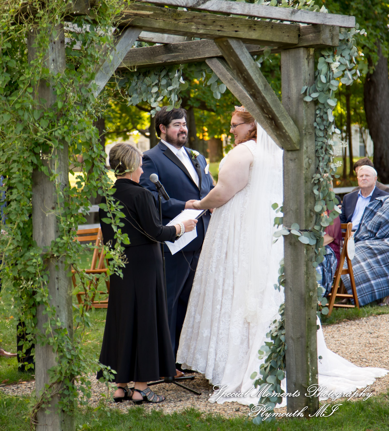 Mike & Jess at Westers Family Vineyard & Winery Rives Junction MI wedding photograph