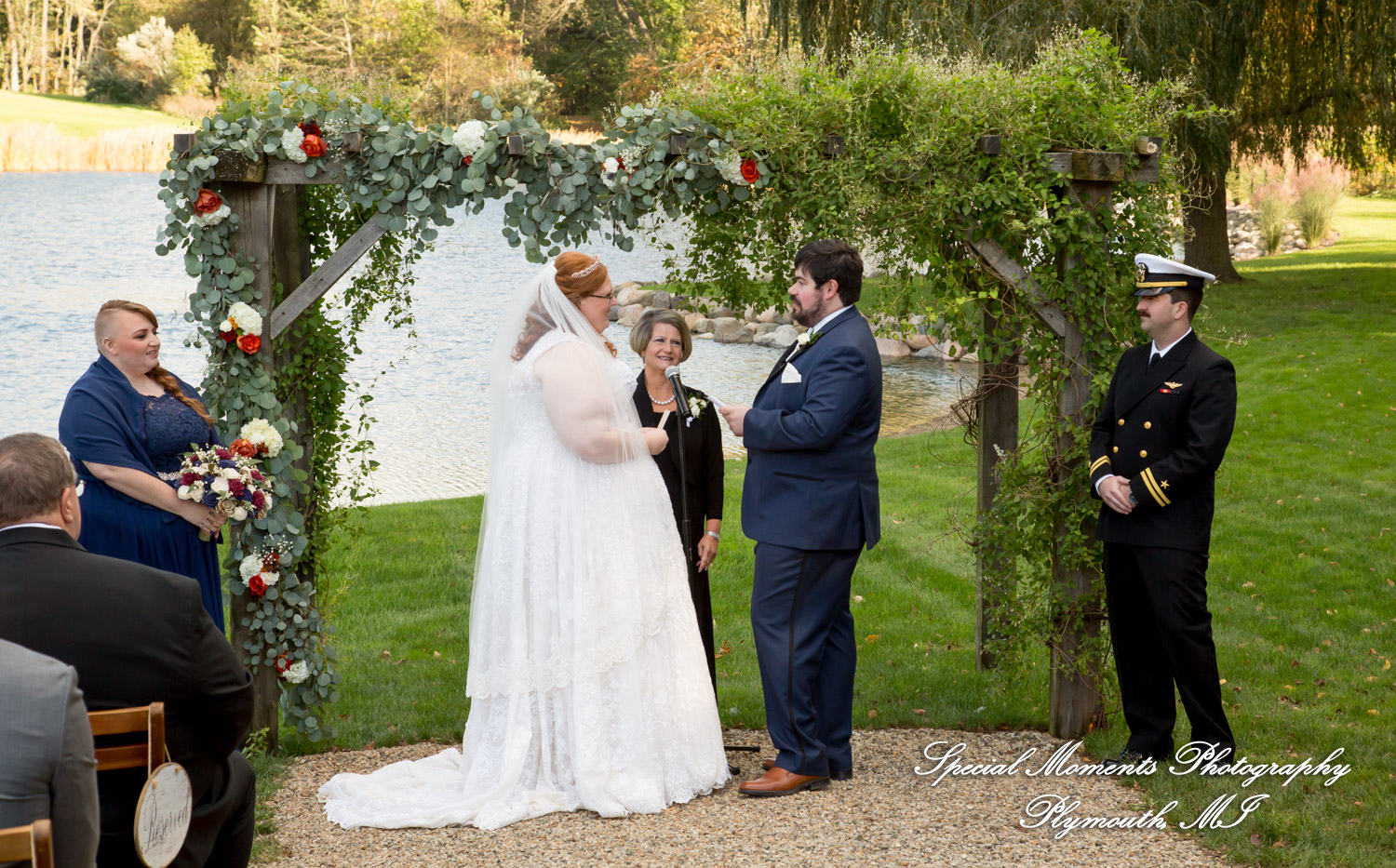 Mike & Jess at Westers Family Vineyard & Winery Rives Junction MI wedding photograph