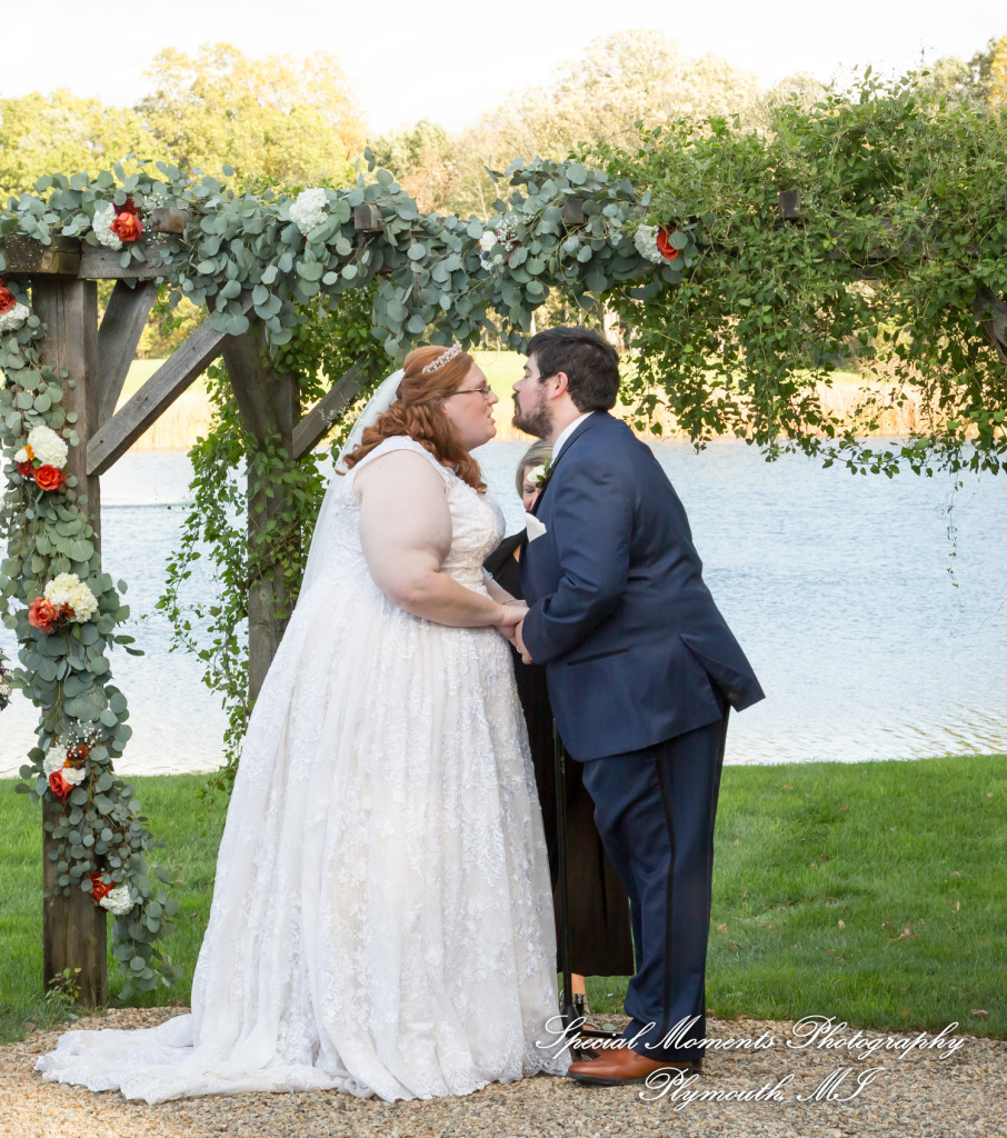 Mike & Jess at Westers Family Vineyard & Winery Rives Junction MI wedding photograph