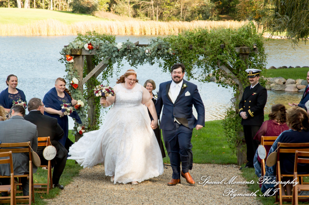 Mike & Jess at Westers Family Vineyard & Winery Rives Junction MI wedding photograph