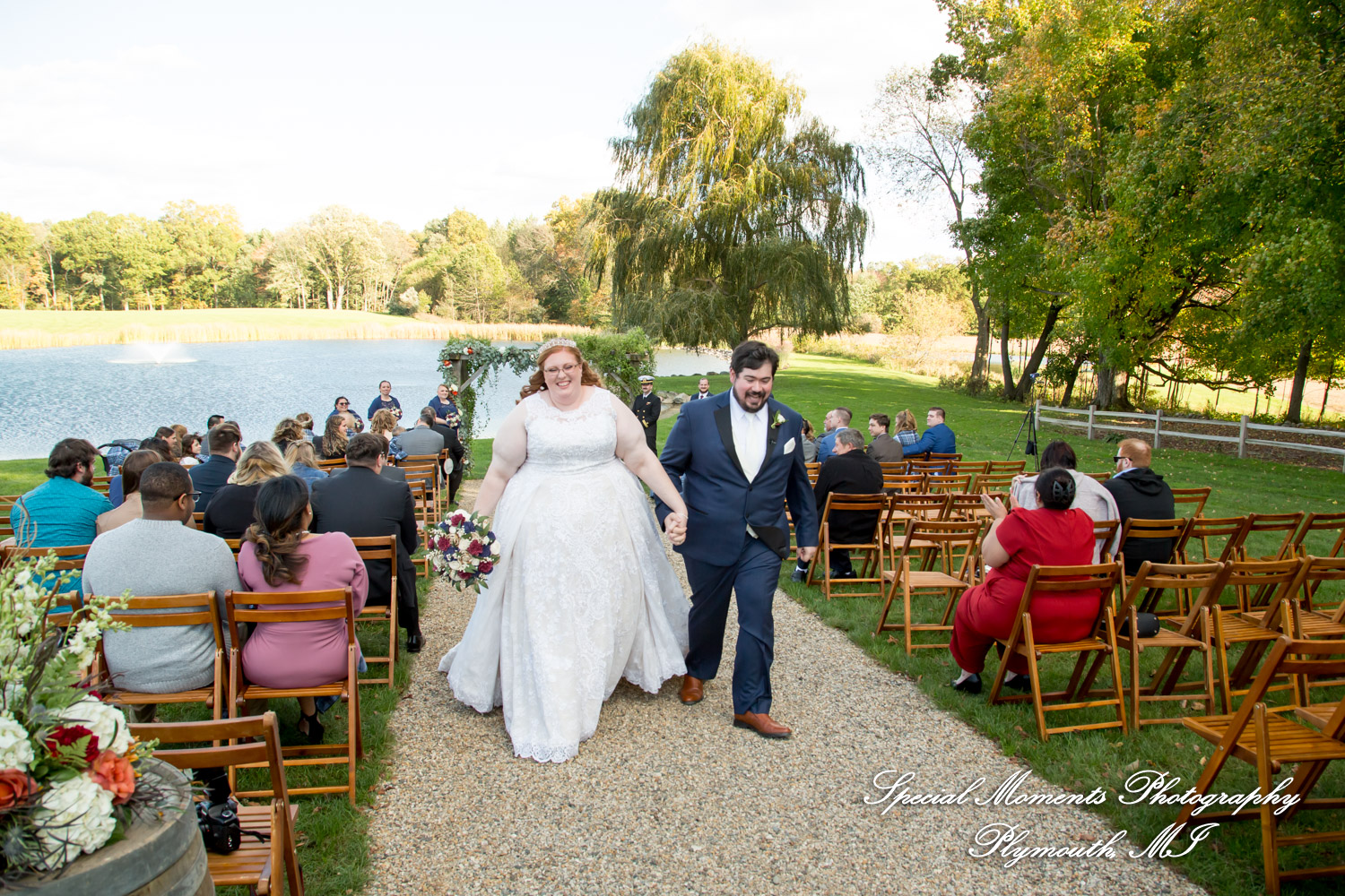 Mike & Jess at Westers Family Vineyard & Winery Rives Junction MI wedding photograph