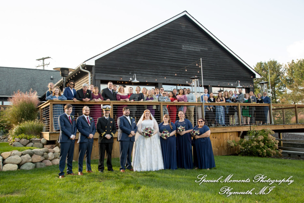 Mike & Jess at Westers Family Vineyard & Winery Rives Junction MI wedding photograph