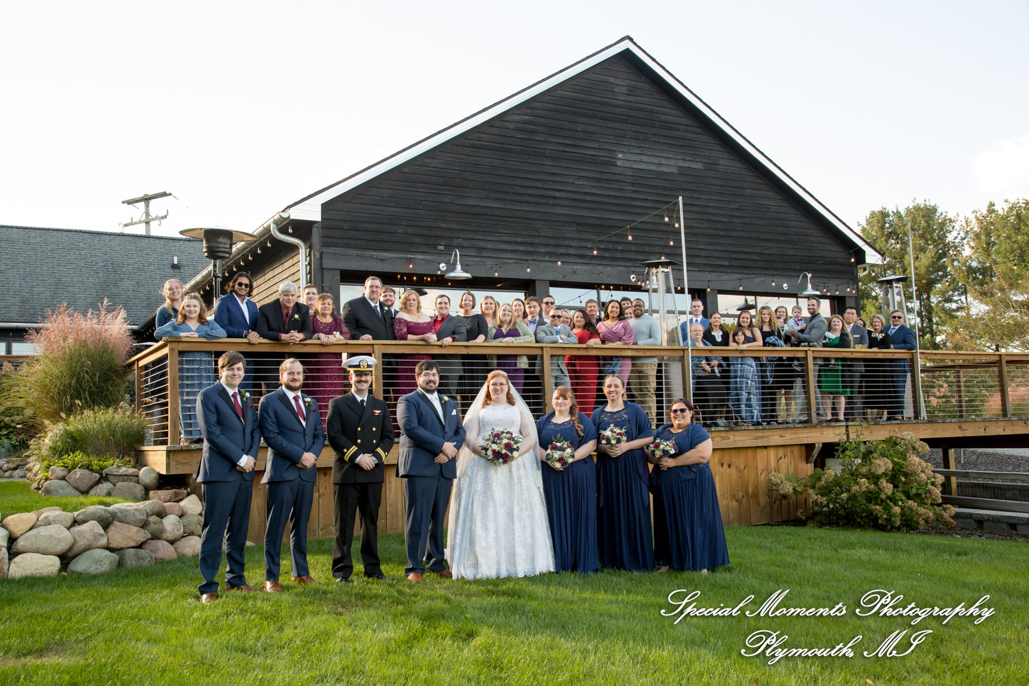 Mike & Jess at Westers Family Vineyard & Winery Rives Junction MI wedding photograph