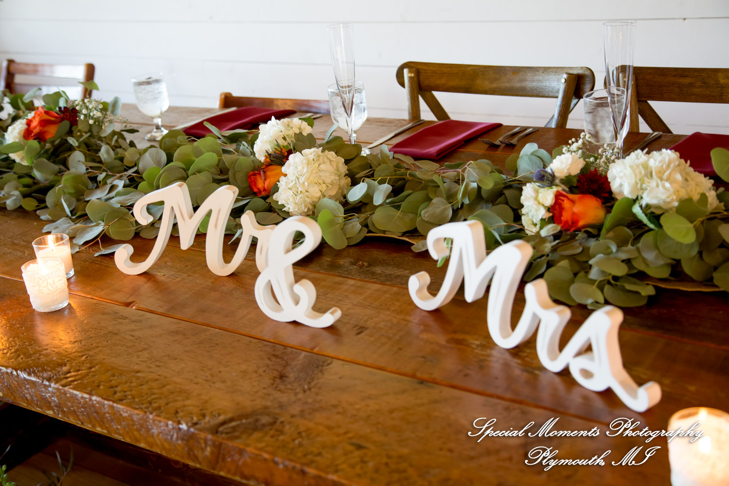 Mike & Jess at Westers Family Vineyard & Winery Rives Junction MI wedding photograph