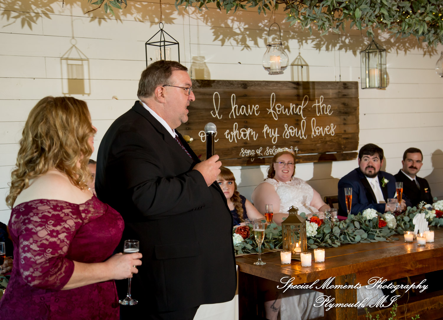Mike & Jess at Westers Family Vineyard & Winery Rives Junction MI wedding photograph