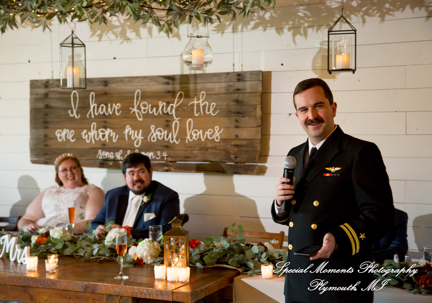 Mike & Jess at Westers Family Vineyard & Winery Rives Junction MI wedding photograph