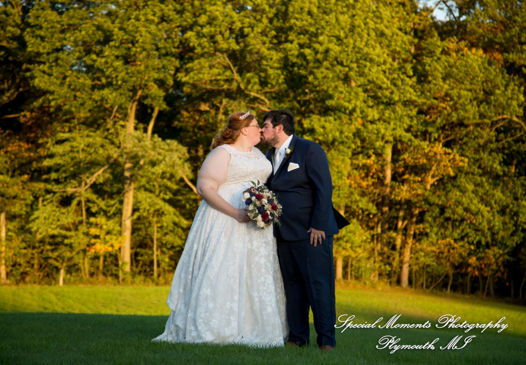 Mike & Jess at Westers Family Vineyard & Winery Rives Junction MI wedding photograph
