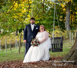 Mike & Jess at Westers Family Vineyard & Winery Rives Junction MI wedding photograph