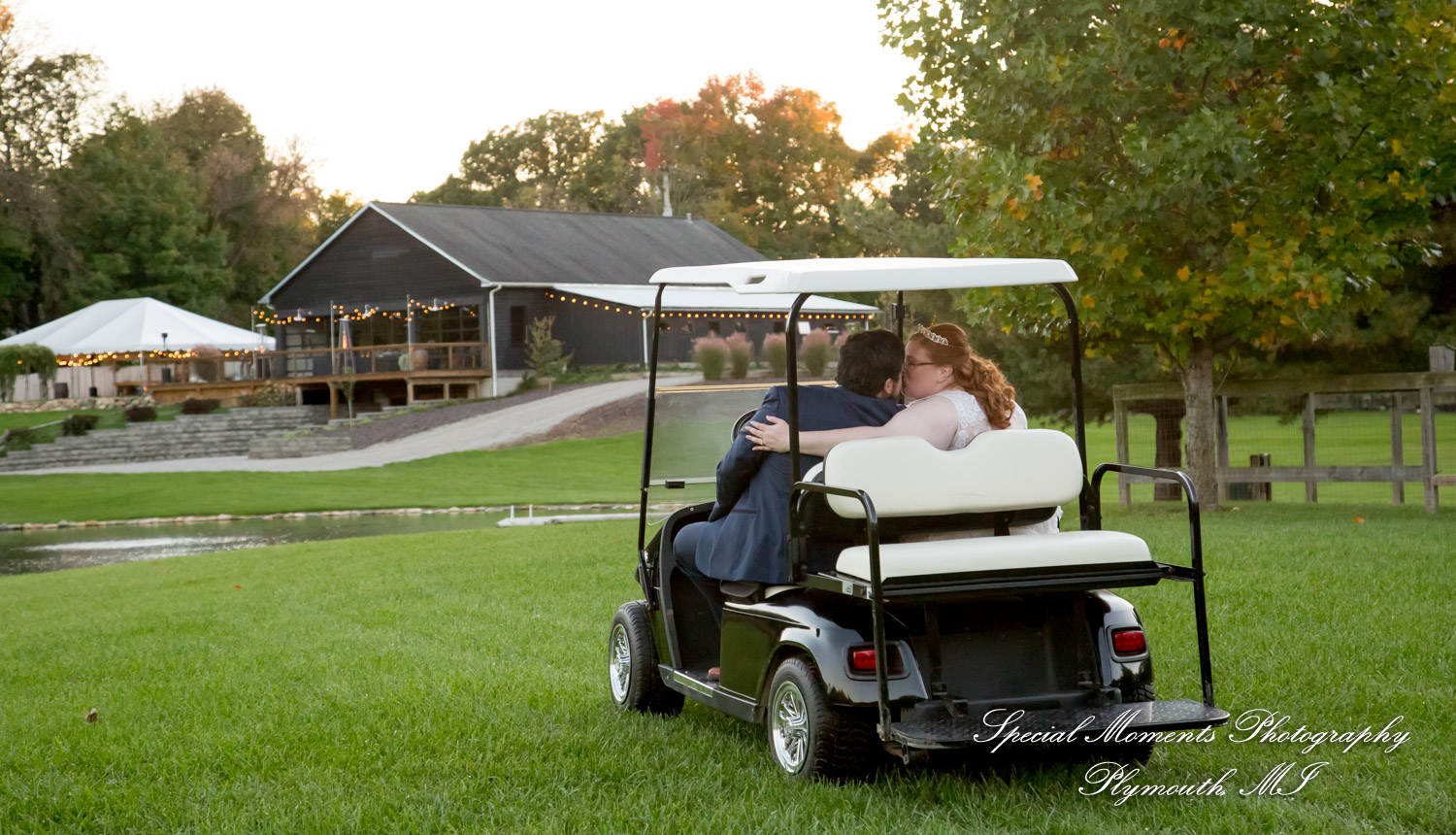 Mike & Jess at Westers Family Vineyard & Winery Rives Junction MI wedding photograph