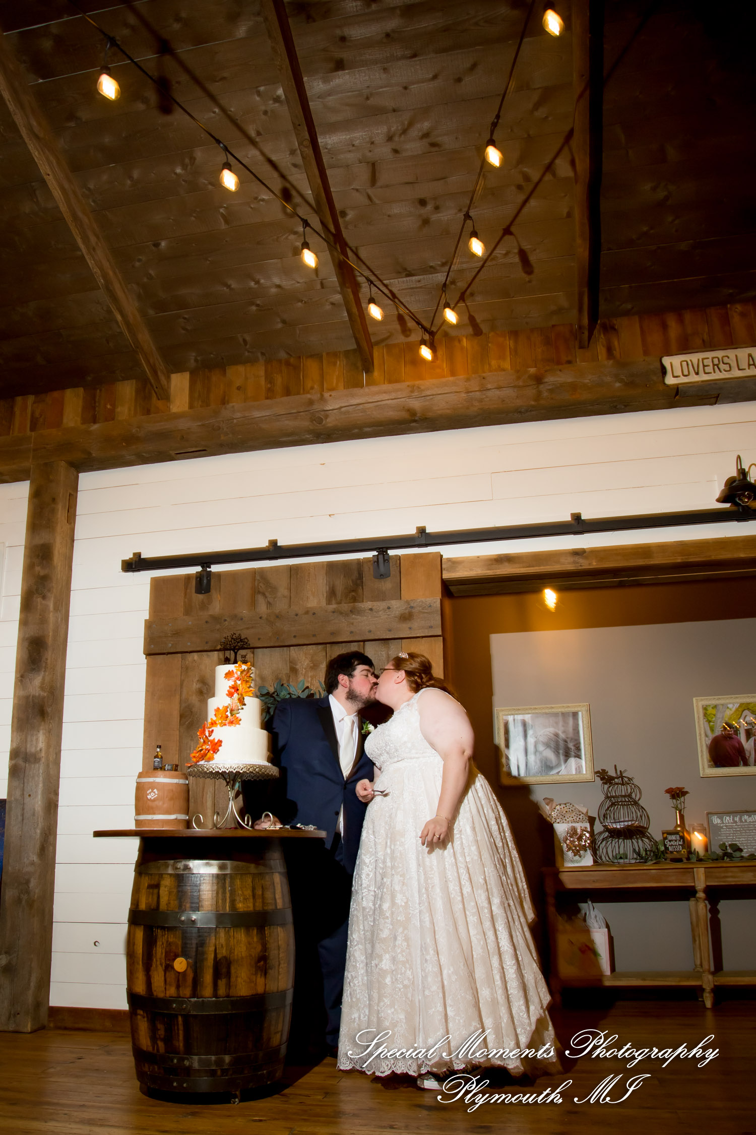 Mike & Jess at Westers Family Vineyard & Winery Rives Junction MI wedding photograph